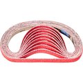 Pferd Coated Belt, Co-Cool, 1/2"x18", 40 Grit, Coated, 1/2" W, 18" L, 40 Grit, Ceramic Oxide 49536